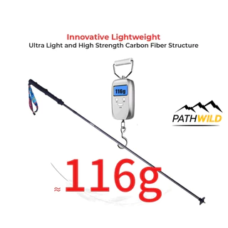 AONIJIE E4204 Carbon Trekking Pole ไม้เท้าเดินป่า วัสดุคาร์บอนไฟเบอร์ พับเก็บได้เล็ก น้ำหนักเบา **ขายเป็นคู่**
