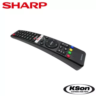 รีโมททีวี ชาร์ป ไม่มีคำสั่งเสียง SHARP Smart TV Remote Control No Voice Control รุ่น GB326WJSA