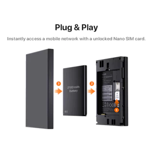พอกเก็ตไวไฟ TENDA (4G185 V4.0)/(4G180) LTE Pocket Mobile Wi-Fi Router พกพาไปได้ทุกที่ใส่ซิมแล้วใช้ได้ทันทีของแท้ศูนย์ไทย