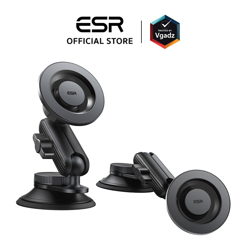 ESR แท่นวางมือถือในรถ รุ่น OmniLock Magnetic Car Mount (Suction Cup)