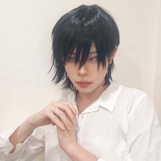 ✅มีสินค้าพร้อมส่งในไทย✅ ทดลองใส่จริงตามภาพเลยค่ะ วิกคอสเพลย์ผู้ชาย วิกผมสั้นทรงรากไทร - รูปที่ 2