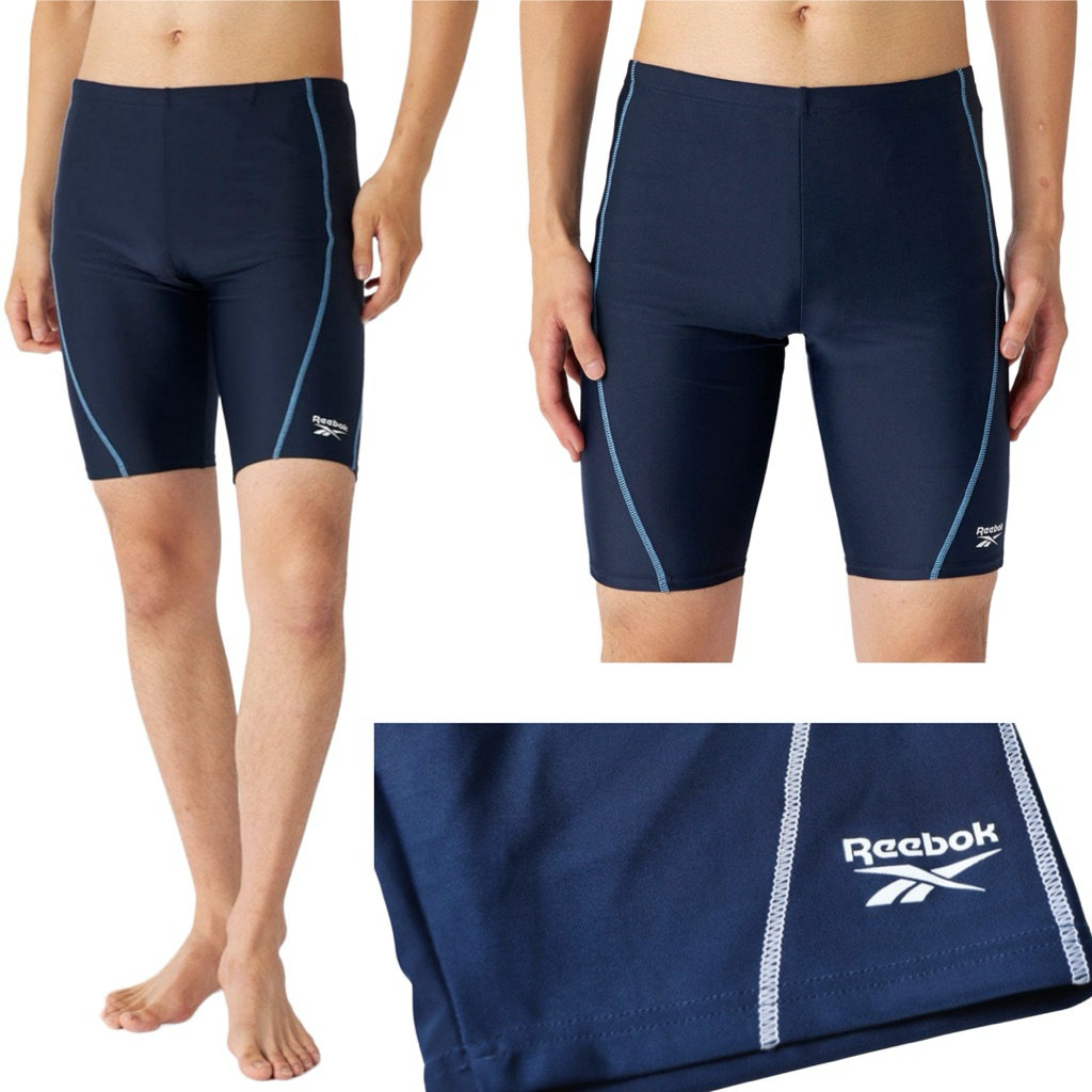 กางเกงว่ายน้ำขาสั้น Reebok men fitness swim short