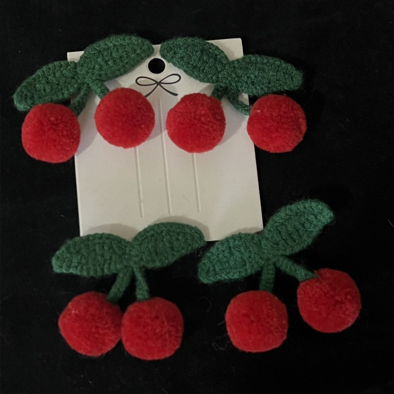 กิ๊บติดผมรูปผลเชอร์รี่น่ารัก เหมาะสำหรับติดผมหน้าม้า แพ็คคู่สุดน่ารักและหวานแหวว - รูปที่ 5