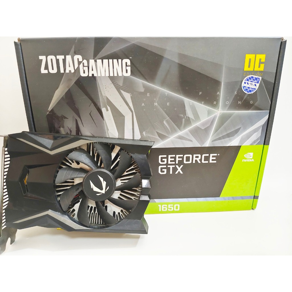 การ์ดจอ ZOTAC GTX 1650 OC 4GB ไม่ต่อไฟเพิ่ม