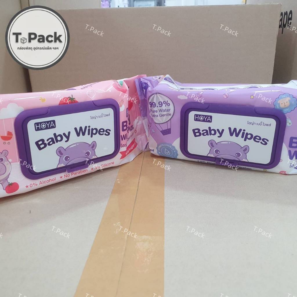 ทิชชู่เปียก HOYA Baby Wipe กระดาษเปียก