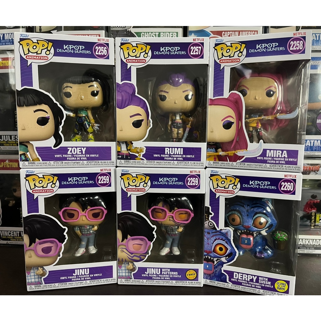 [พร้อมส่ง] ฟิกเกอร์ Funko Pop เซ็ท K-POP Demon Hunter มือหนึ่ง