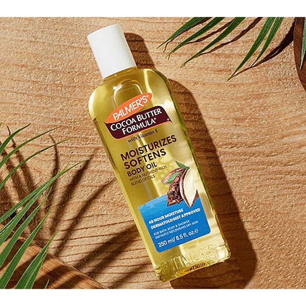 PALMER'S Cocoa Butter Formula with Vitamin E Moisturizes Softens Body Oil 250 ml.