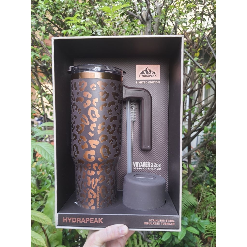 ขวดน้ำเก็บอุณหภูมิ ร้อน-เย็น HYDRAPEAK Stainless Steel Insulated Bottle ลายพิมพ์นูนสวยงาม💥Limited Edition💥นำเข้าจาก USA.