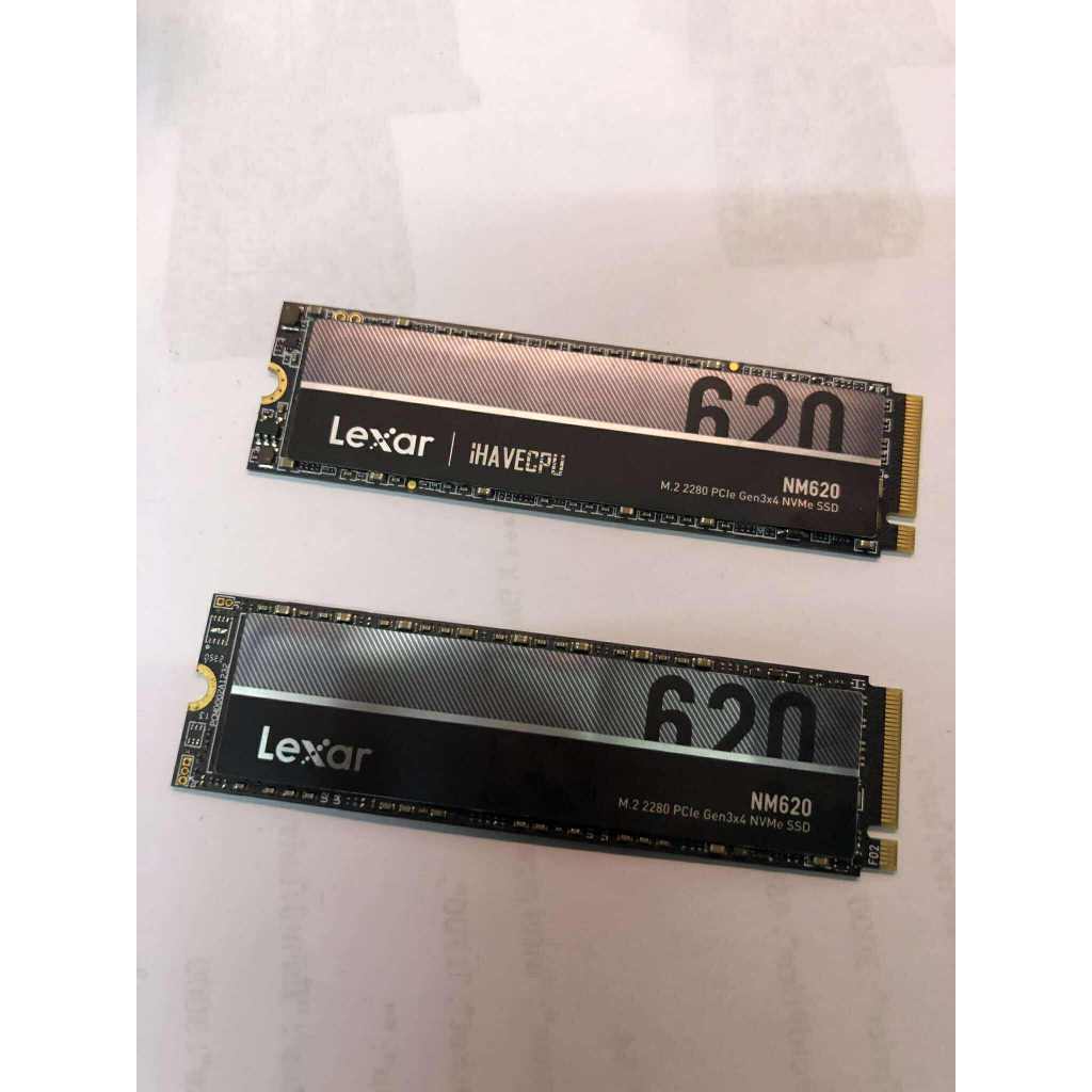 Lexar NM620 256GB/512GB SSD M.2 2280 PCIe NVMe Gen3x4 RW3500/1300MB/s  ไม่มีกล่อง ประกันร้าน