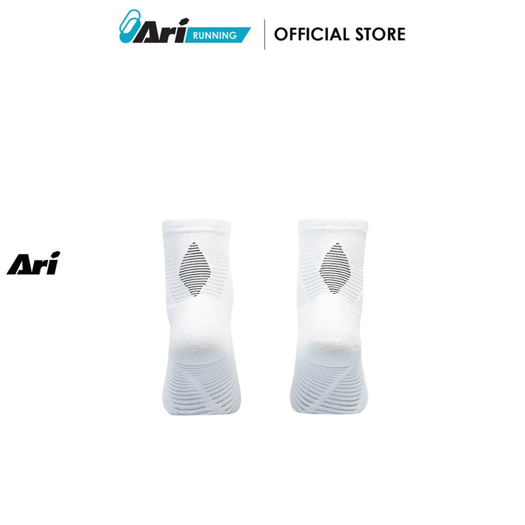 ARI ADEPT TERRY RUNNING QTR SOCKS - ถุงเท้าวิ่ง อาริ TERRY QTR รูปที่ 4