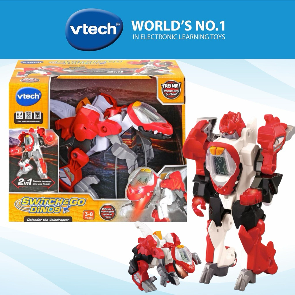VTech Switch & Go Dinos – Defender the Velociraptor