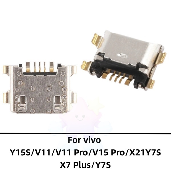 ปลั๊กแจ็คซ็อกเก็ต พอร์ตชาร์จ Micro USB สําหรับ vivo Y15S  V11 V11 Pro V15 Pro X21 Y7S X7 Plus Y7S  5-30 ชิ้น