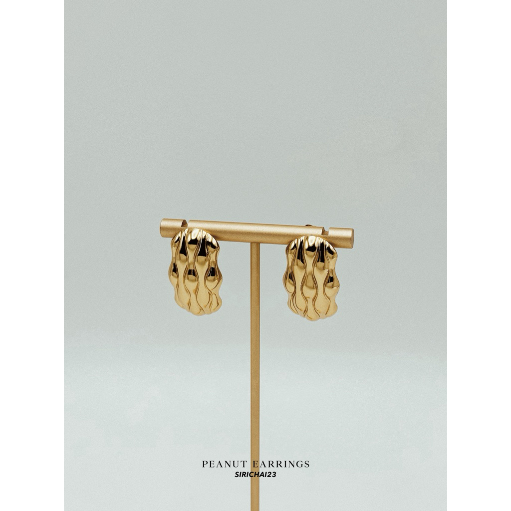 SIRICHAI23 PEANUT EARRINGS