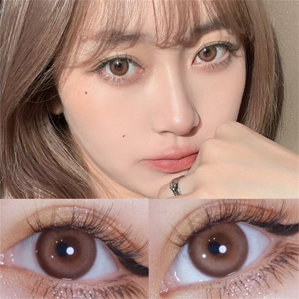 （COD）0.00-2.50คอนแทคเลนส์สี 1 คู่ คอนแทคเลนส์ คอนแทคเลนส์ brown คอนแทคเลนส์ mini คอนแทคเลนส์รายวัน ค