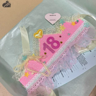 Written by - Customized Paper Crown มงกุฎกระดาษสำหรับปาร์ตี้ วันเกิด
