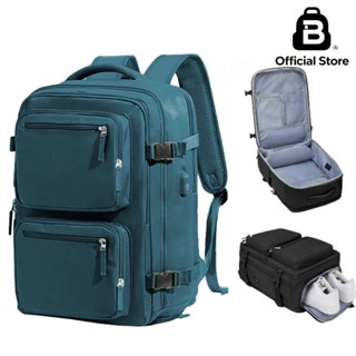 กระเป๋าเป้สะพายหลังสำหรับเดินทาง ขยายได้ กันน้ำ ทริปสั้นๆ ba…