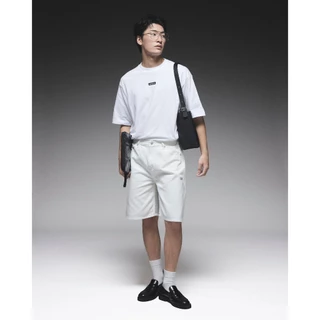 maison KEEPS | The Oversized Woven Patch Tee | Unisex | เสื้อยืด oversized ผ้านุ่มพิเศษ