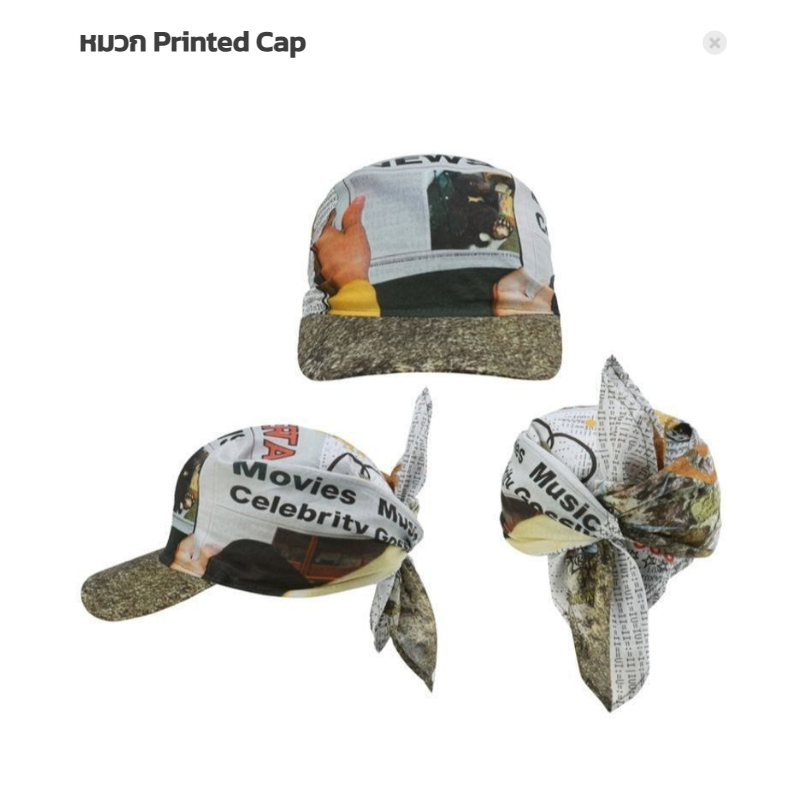 [พร้อมส่ง] Spenzer.street | หมวก Printed Cap 🖤คุณภาพดี วินเทจ 2026 ขายดี