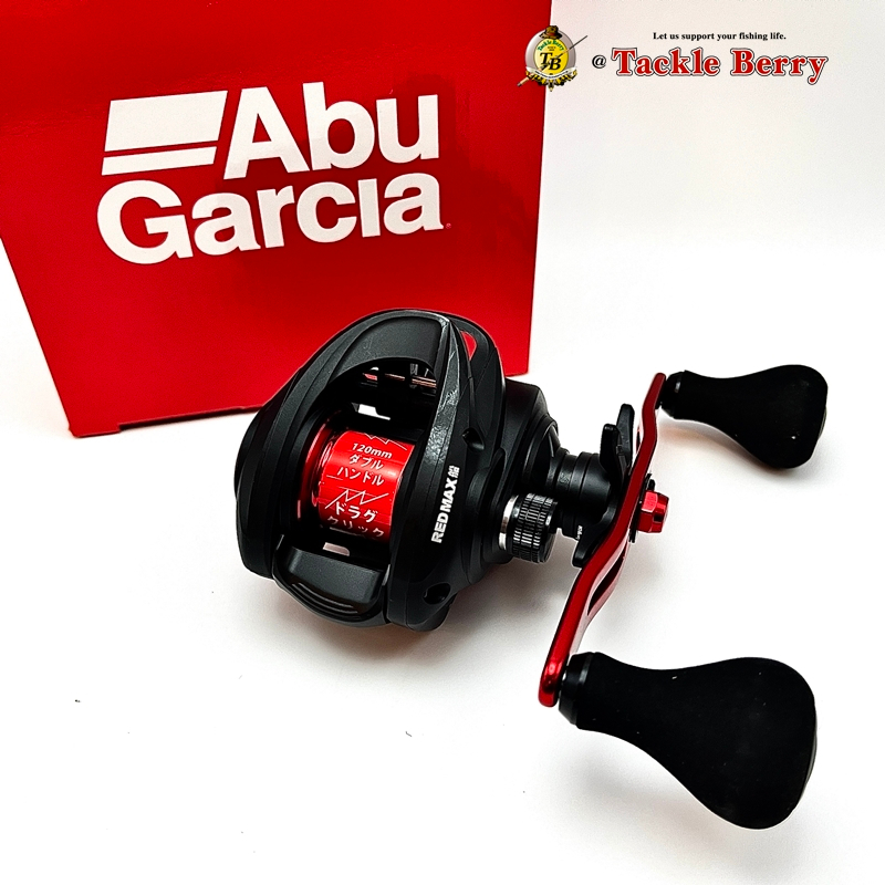 NEW REEL Abu Garcia MAX5 REDMAX FUNE(เบรคมีเสียง) /  มีสินค้าพร้อมส่ง ราคาถูก Shopee Lazada