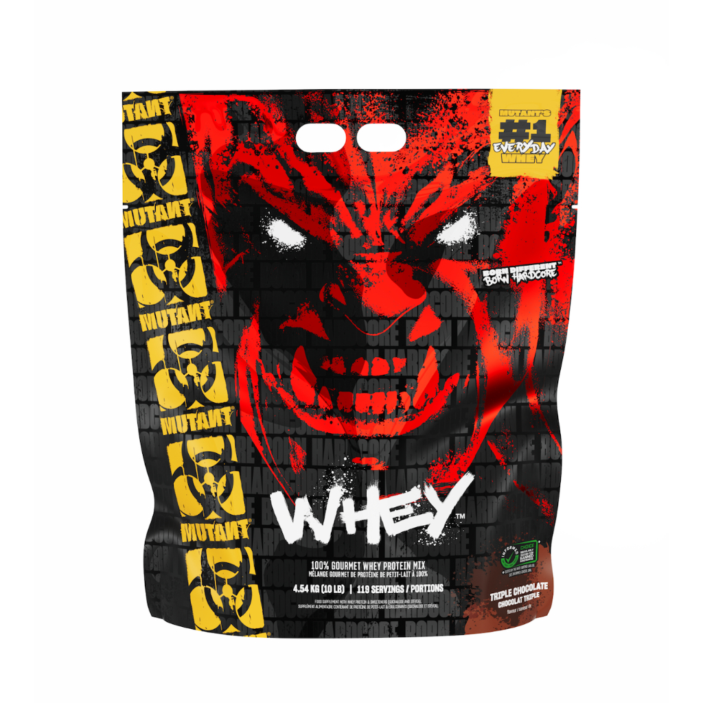 Mutant Whey Triple Chocolate 4.5 Kg /10 lbs เวย์โปรตีนเพิ่มกล้ามเนื้อ ของแท้