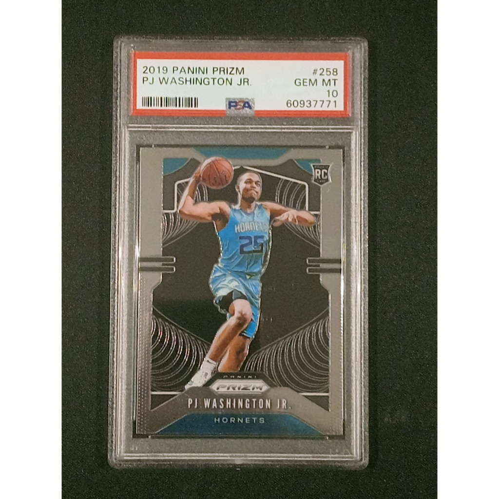 2019 Panini Prizm #258 PJ Washington JR Charlotte Hornets Rookie Card PSA 10