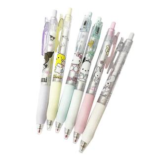 🌈⭐ปากกาเจลแบบกด⭐การ์ตูนยอดฮิต🌈ไส้สีน้ำเงิน 0.5📌ด้ามใสลายการ์ตูน✔️พร้อมส่งในไทย เครื่องเขียน ปากกาลูกลื่น