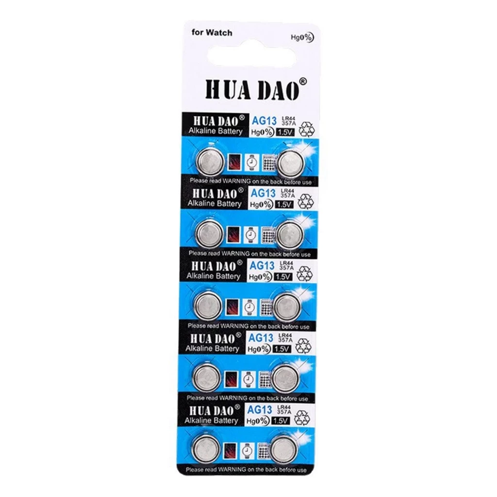 pack10pcs ถ่านกระดุม LR44