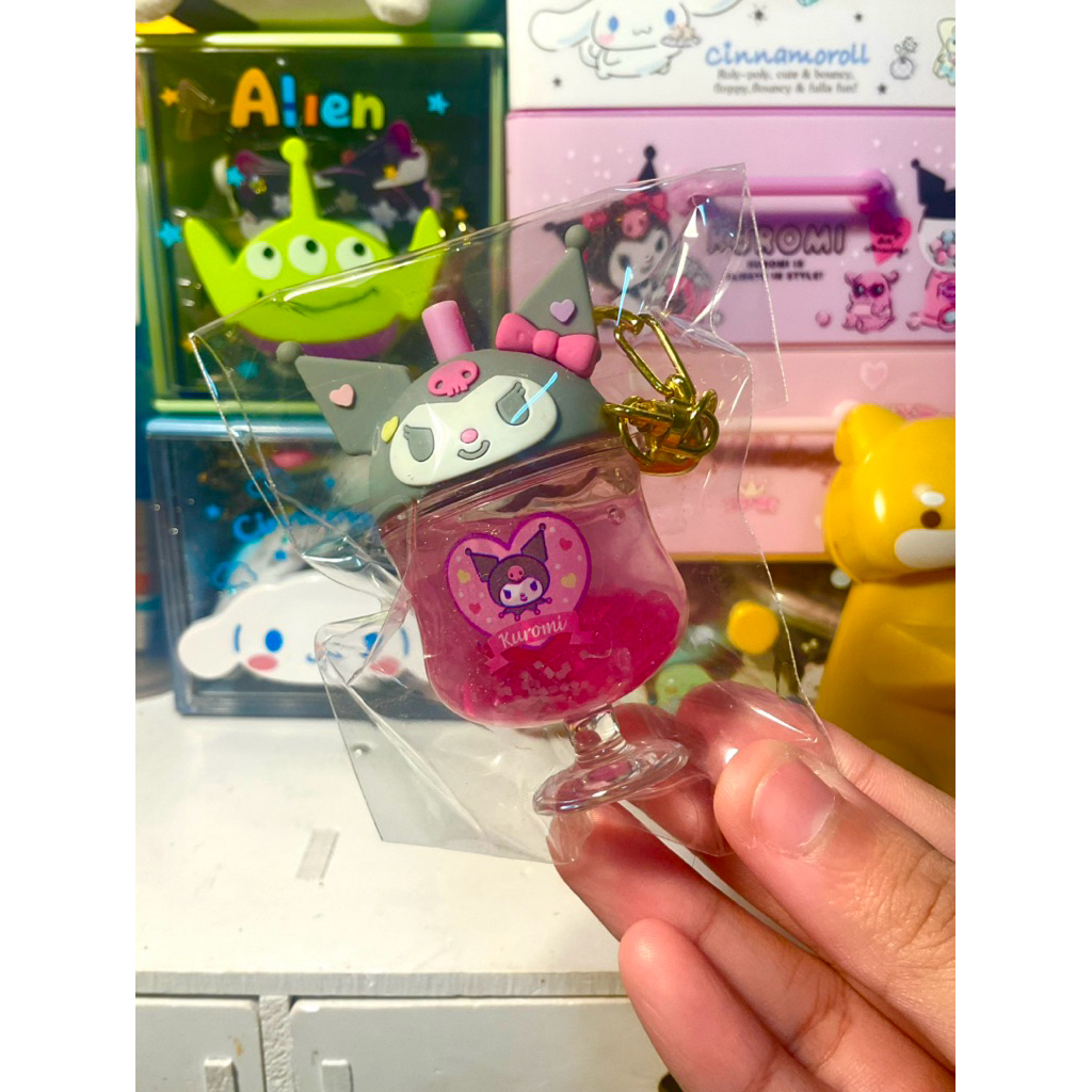 🫧Cream soda Kuromi keychain 🔮💜