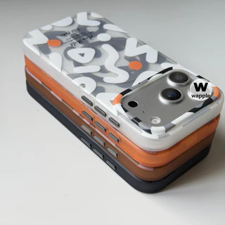 wapple-Case Magnetic Graffiti เคสโทรศัพท์แม่เหล็ก สำหรับรุ่นiPhone13ProMax- 17 17Air 17Pro 17ProMax