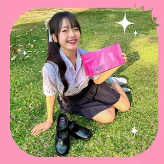 รองเท้านักเรียนหนังดำผู้หญิง ADDA ** รุ่น wink 41T01 เบานุ่มพิเศษ วัสดุพื้นจาก PU ใส่สบาย มีกล่อง