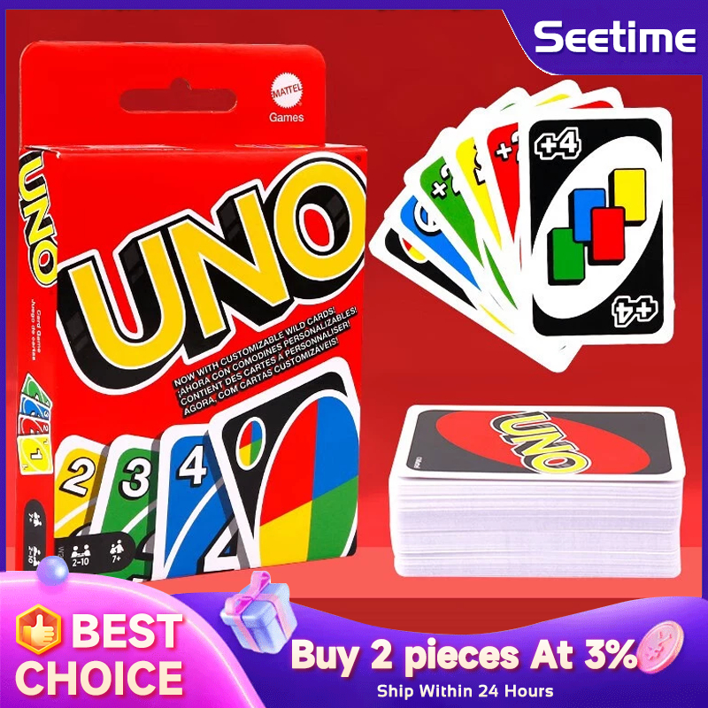 เกมส์อูโน่แมทเทล ของแท้ เกมไพ่ONO เกมไพ่ การ์ดเกม เกมคลาสสิค ฮิตตลอดกาล FAMILY GAMES สนุกปัญญาเกม
