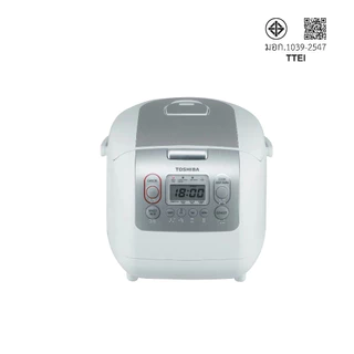 TOSHIBA หม้อหุงข้าวดิจิตอล รุ่น RC-10NMF(WT)A ความจุ 1.0 ลิตร