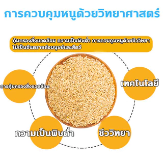 อาหารที่หนูชอบที่สุด ยาเบื่อหนูตายแห้งไม่มีกลิ่น 500gตายแห้ง ไม่เหม็น ยากำจัดหนู เหยื่อกำจัดหนู ไล่หนู ยาเบื่อหนูแห้ง