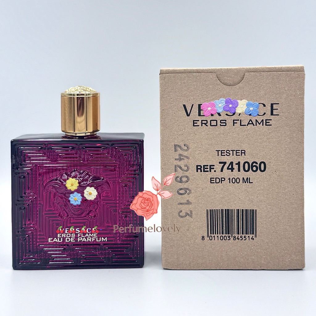 น้ำหอมกล่องเทสเตอร์ของแท้Versace Eros Flame Edp 100ml