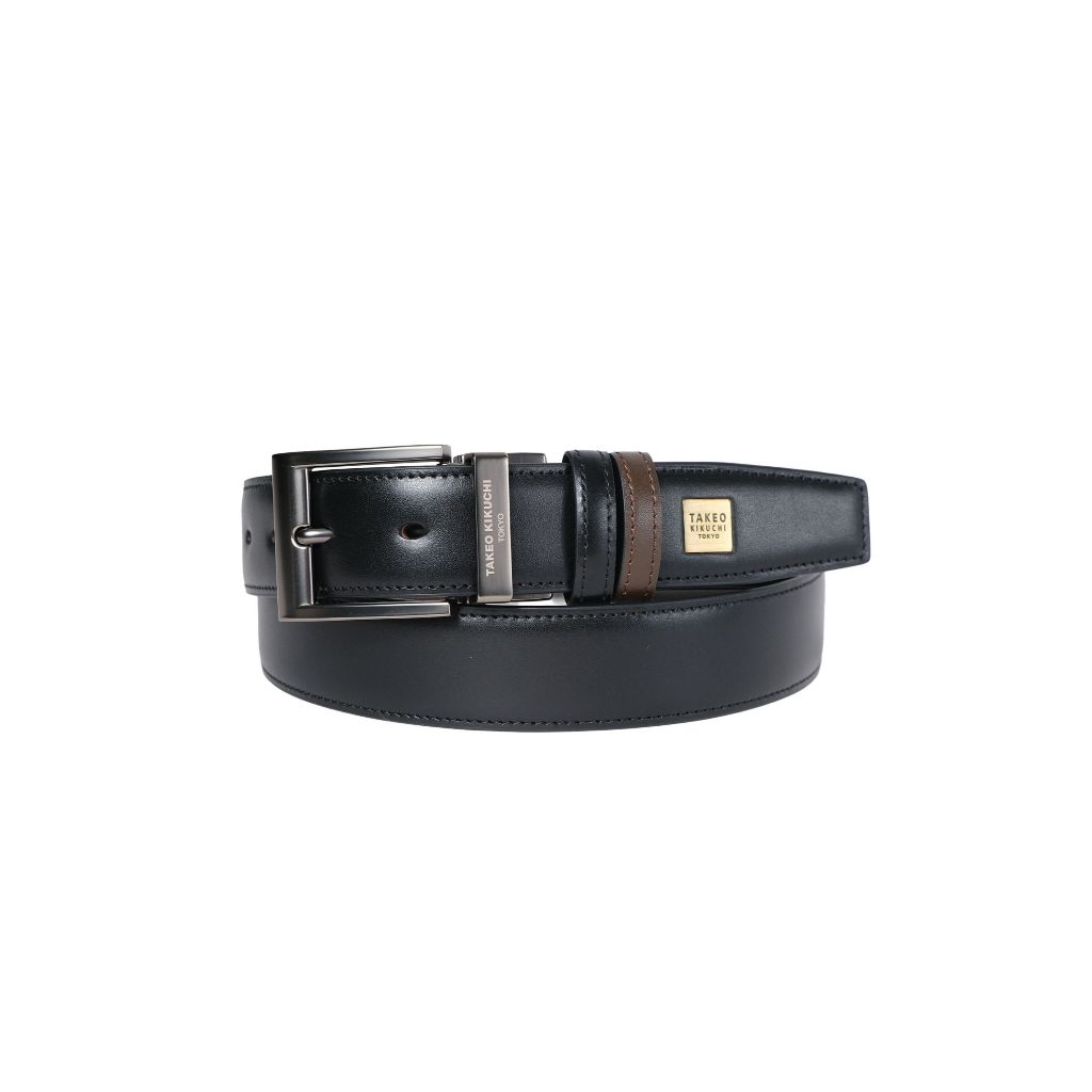 TAKEO KIKUCHI เข็มขัดหนัง 35MM DUOTONE REVERSIBLE BELT