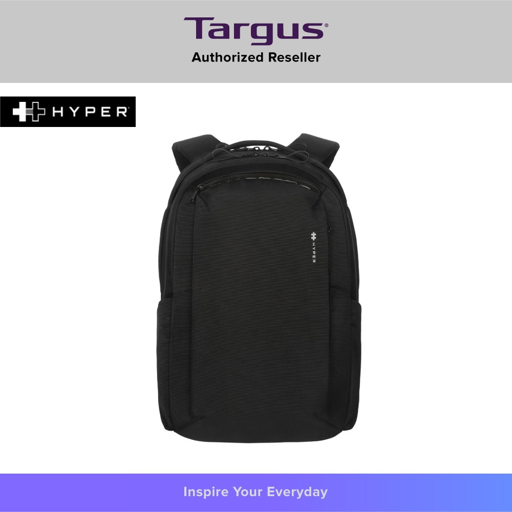 Targus HyperPack Backpack กระเป๋าเป้ใส่โน้ตบุ๊ก 16" กันกระแทก ดีไซน์สำหรับการทำงานและเดินทาง