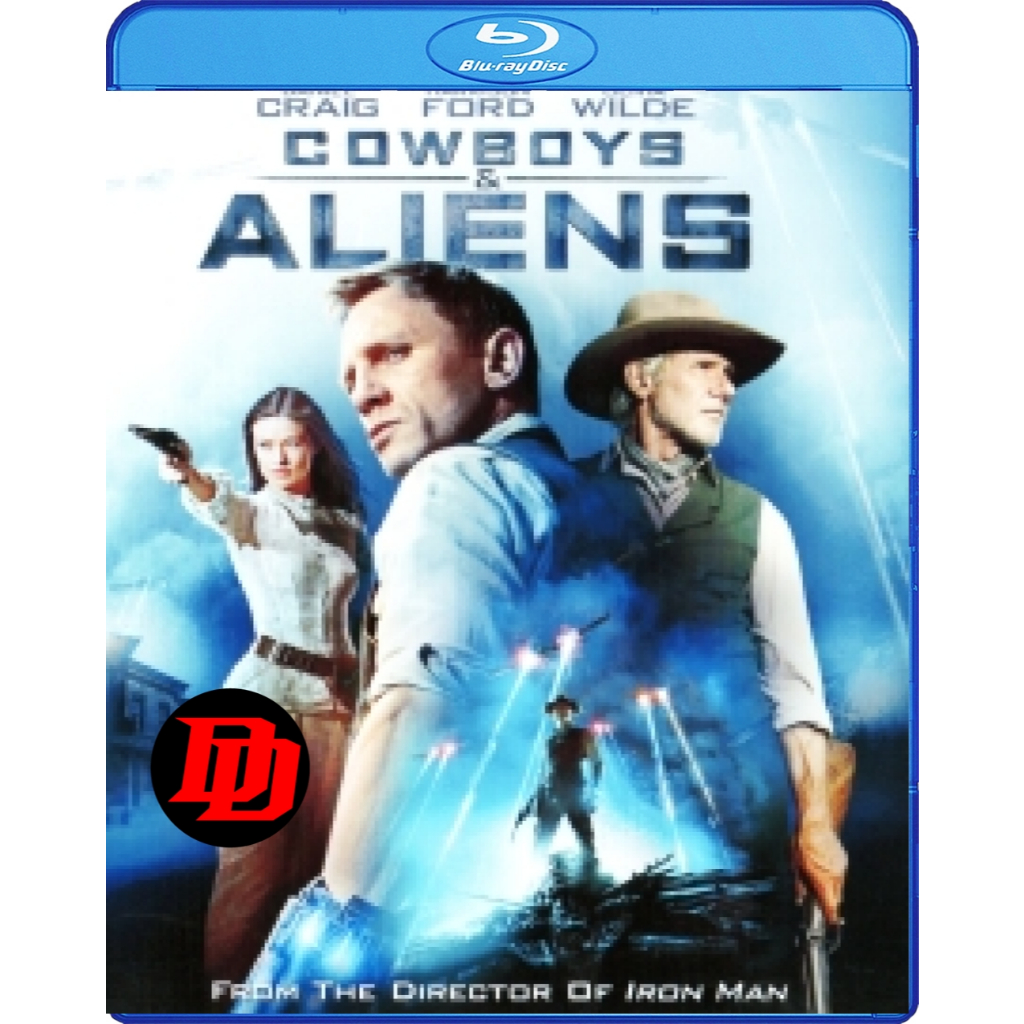 Bluray หนังเวอร์ชั่นไทย หนัง ใหม่ สงครามพันธุ์เดือด คาวบอยปะทะเอเลี่ยน (2011) หนัง แผ่น Blu-ray