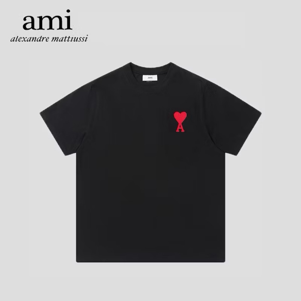 (พร้อมส่ง) Ami Paris T-shirt Boxy