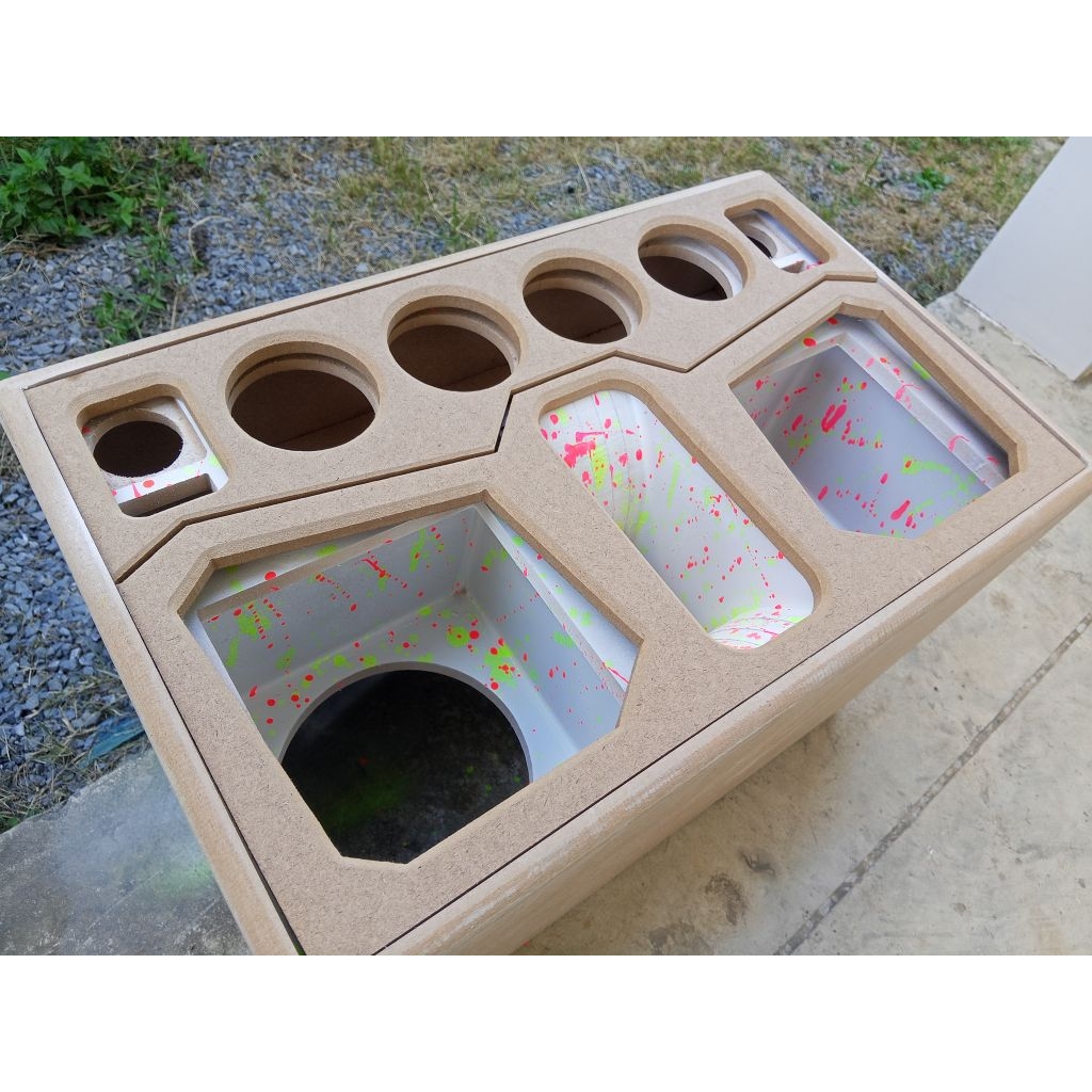 ตู้แบนพาส6.5นิ้วคู่.