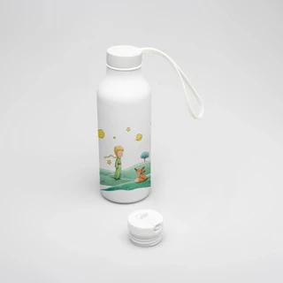 Saengdao(แสงดาว) ขวดน้ำเก็บอุณหภูมิ ขนาด 22 oz (700 ml) พิมพ์ UV ลายเจ้าชายน้อย มาพร้อมฝา 2 แบบ