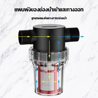 （COD）ตัวกรองท่อประปา เกลียวนอก 4หุน 6หุน 1นิ้ว กรองตะกอนน้ำ กันอุดตัน ถอดล้างได้ ใช้กับท่อน้ำ บ้าน สวน ติดตั้งง่าย ทนทาน