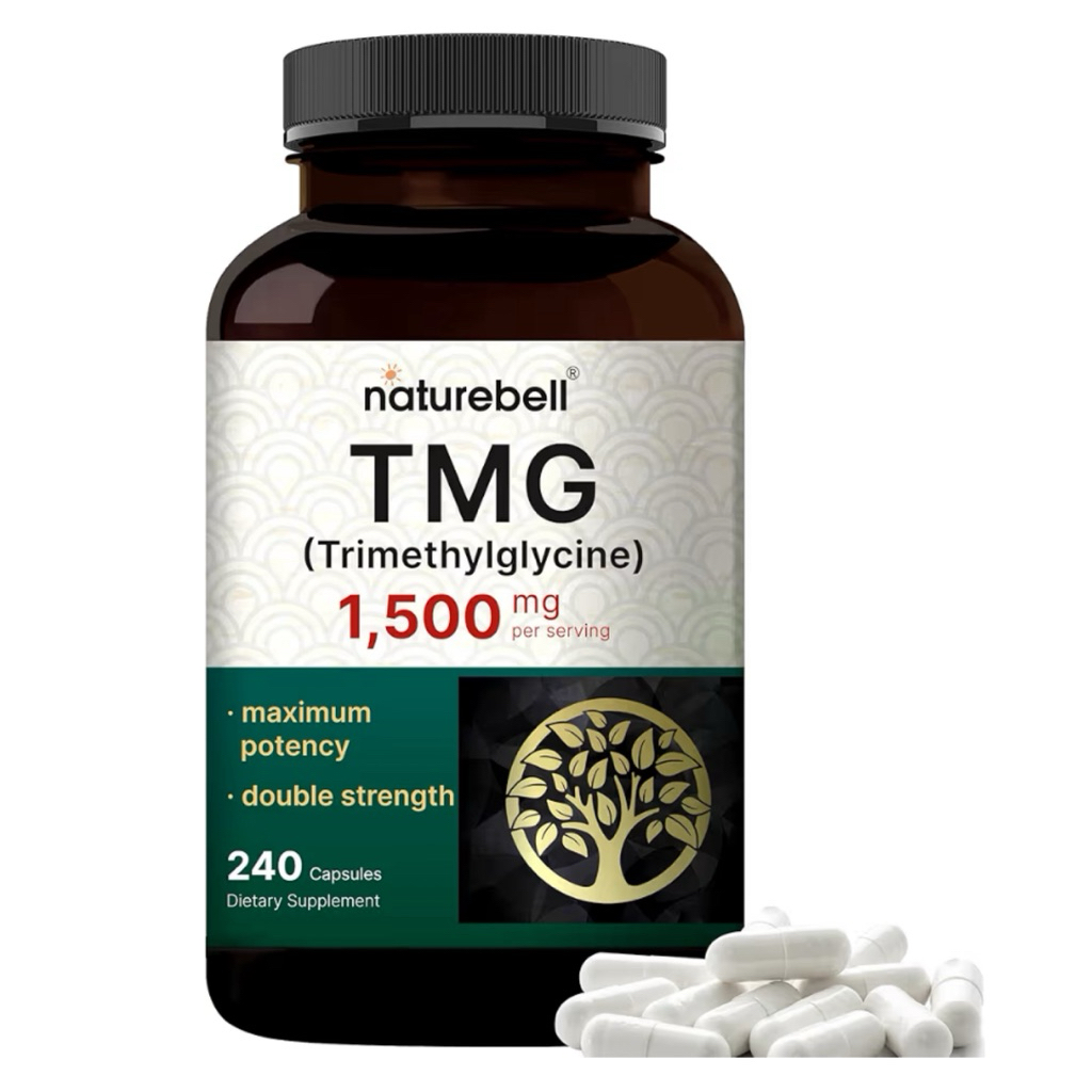 [ NATUREBELL ]❇️ TMG 1500 MG ( บำรุงสุขภาพหัวใจและตับ )( 240 แคปซูล💊 )