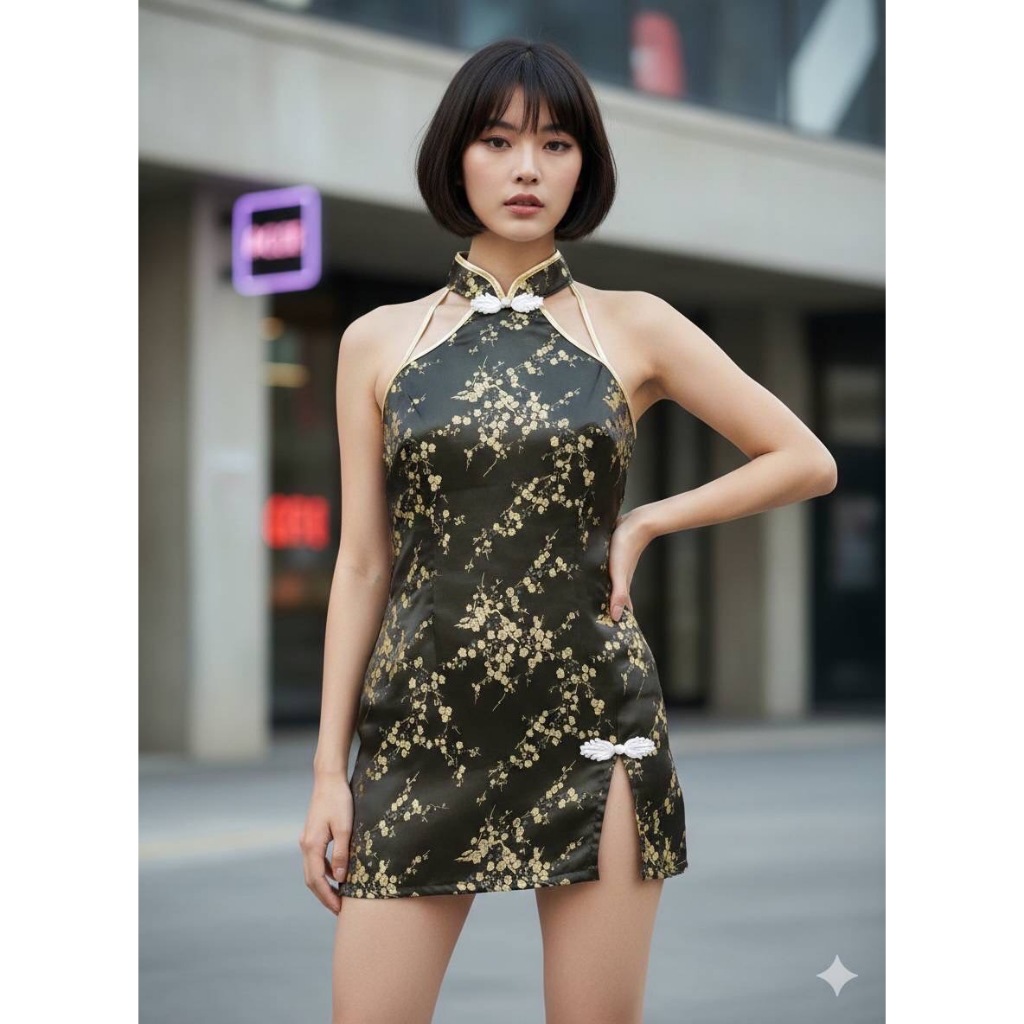 ชุดเกี่เพ้าชุดตรุษจีน#C18