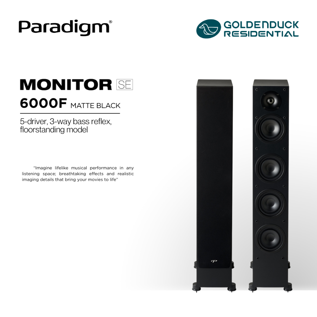 Paradigm Monitor SE 6000F (MatteBlack)