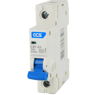CCS เซอร์กิตเบรกเกอร์ เมนเบรกเกอร์ ลูกย่อย Circuit Breaker 1P / 2P / 3P ขนาด 10A-63A รุ่น CM7-63