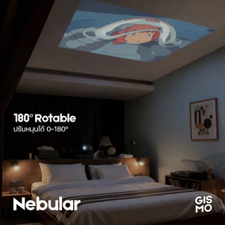 [24HR ส่งทันที] GISMO📍Nebular 4K Projector โปรเจคเตอร์ ความสว่างสูง 900 ANSI Built-In Andriod 11.0 HIFI 15W หมุนได้ 360