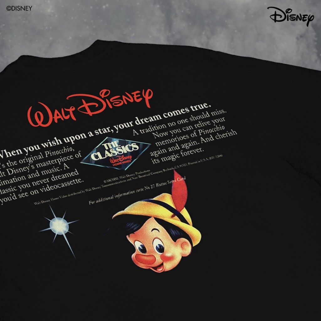 Power 7 Shop เสื้อยืดการ์ตูน "Pinocchio" คอลเลคชั่น "Disney Classics" (TMX-271) — صورة 5