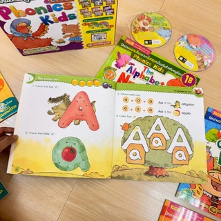 Boxset ชุด Phonics Kids โฟนิกส์ 12 เล่ม ชุดฝึกอ่านออกเสียงภาษาอังกฤษเบื้องต้นสำหรับหนูน้อย ได้ครบชุด