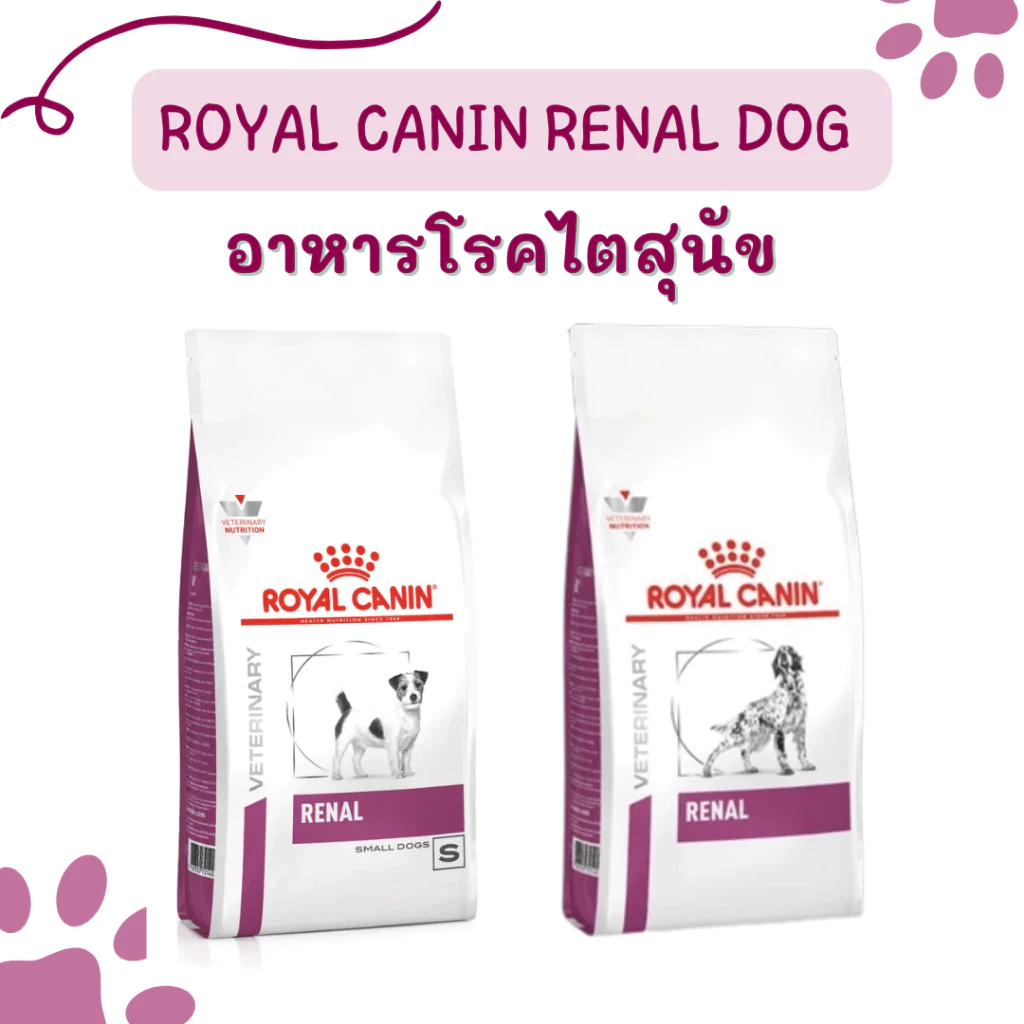 exp04/2027 Royal Canin Renal Dog 2kg, Renal Small Dog 1.5kg รอยัลคานิน สุนัขโรคไต