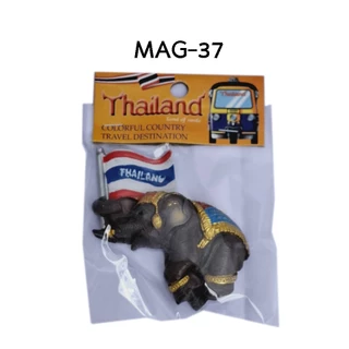 แม่เหล็กติดตู้เย็น เรซิ่น ลายไทย ลายช้าง ของที่ระลึก ของไทย ของขวัญ